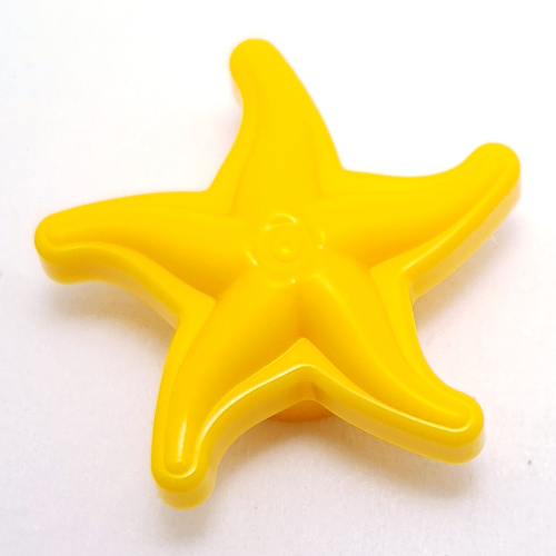 Animal, Sea Life Set, Star Fish (Bright Light Orange)