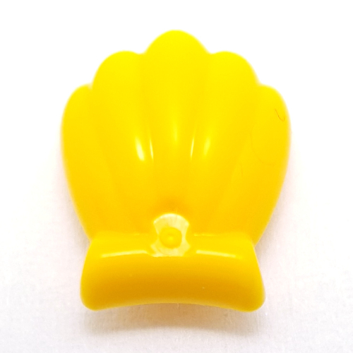 Animal, Sea Life Set, Clam Shell Small (Bright Light Orange)