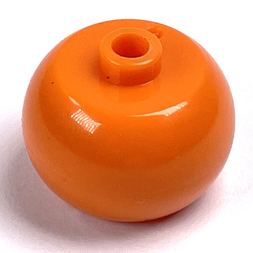 Pen Bead, Round Orb (Orange)