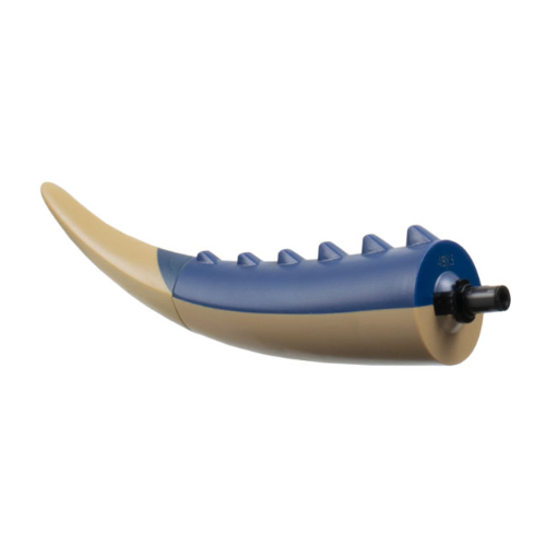 Animal Body Part, Dinosaur, Indominus Rex Tail, with Spikes and Dark Blue Print (Dark Tan)