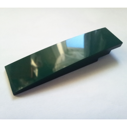 Brick Curved 8 x 2 No Studs (Dark Green)