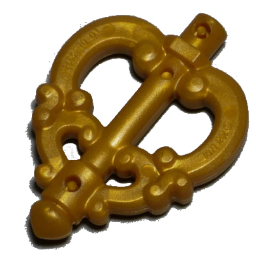 Weapon Staff Head (Pearl Gold)