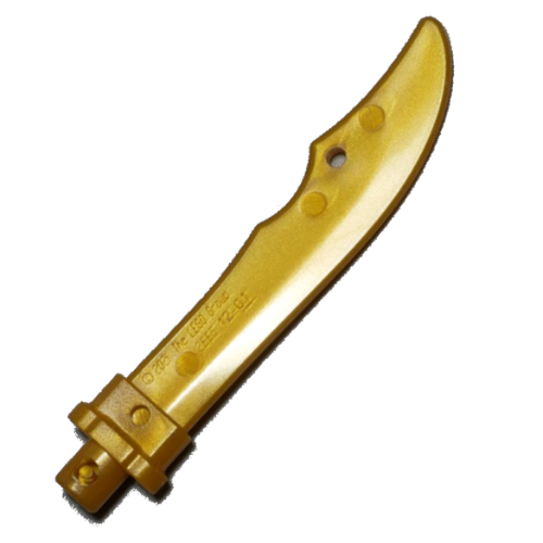 Weapon Sword Blade, Curved (Pearl Gold)