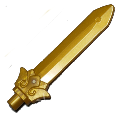 Weapon Sword Blade, Straight (Pearl Gold)