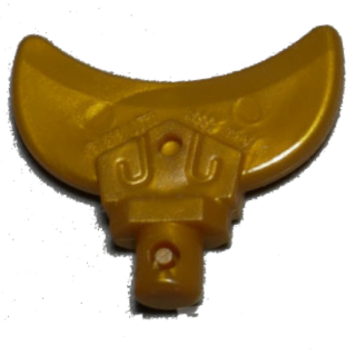 Weapon Blade, Curved with Bar (Pearl Gold)