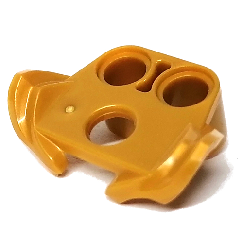 Minifig Neckwear Shoulder Guards (Pearl Gold)