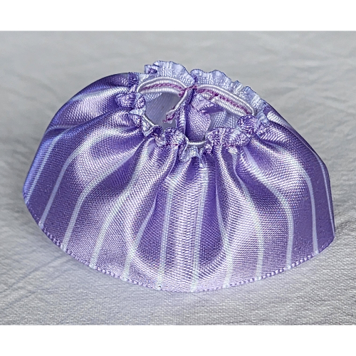 Duplo Skirt with White Strips Print (Lavender)