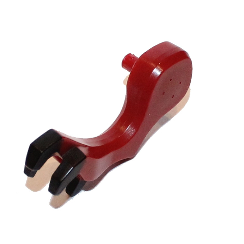 Creature Body Part, Dragon Arm, Left with Black Claws Pattern (Dark Red)
