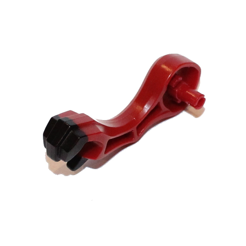 Creature Body Part, Dragon Arm, Right with Black Claws Pattern (Dark Red)