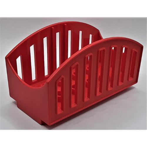 Duplo Trailer, Open Bars, Animal Transporter (Red)