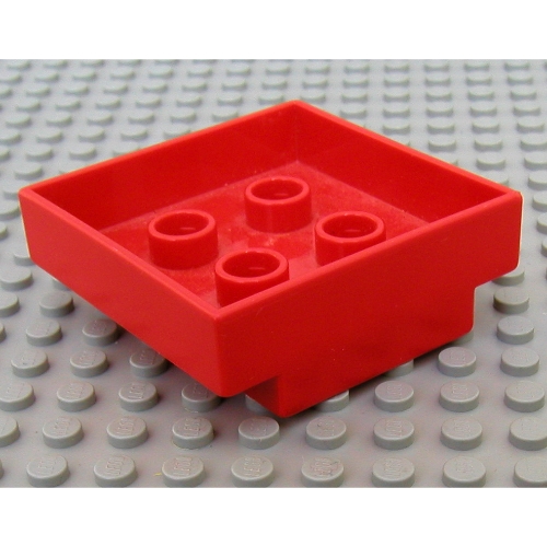 Duplo Container Box 3 1/2 x 3 1/2 (Red)