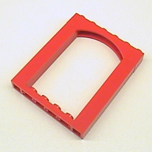 Brick Arch 1 x 6 x 6 (Red)