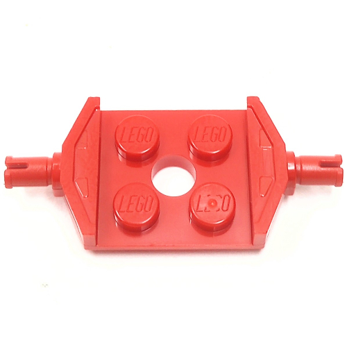 Plate Special 2 x 2 with Wheels Holder Wide [Reinforced Underside Type 2] (Red)