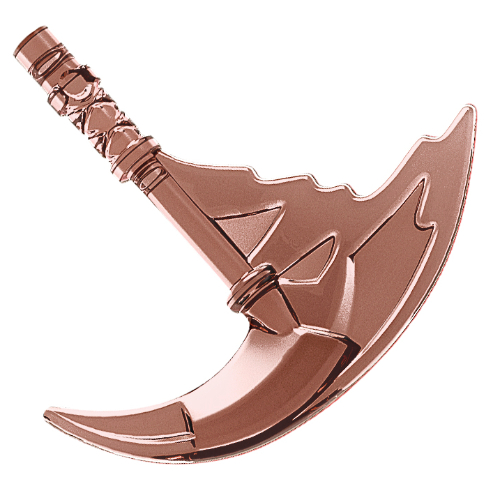 Weapon Sickle with Trailing Effect (Trans-Brown)