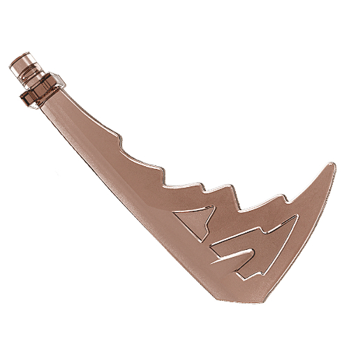 Weapon Katana with Trailing Effect (Trans-Brown)