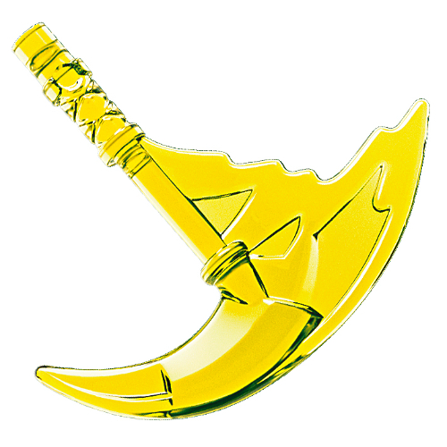Weapon Sickle with Trailing Effect (Trans-Neon Green)