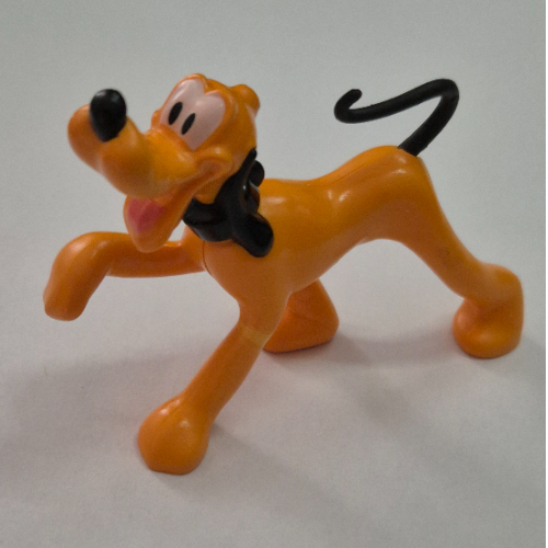 Pluto with Raised Front Paw (Medium Orange)