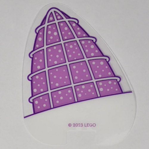 Cat Ear, Medium Lavender Windows Print (Trans-Clear)