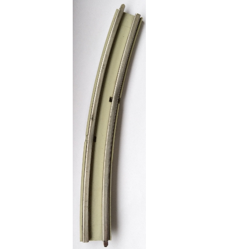 Vehicle Track, Train, 12V Conducting Rail Curved with Connection Wire (Light Gray)