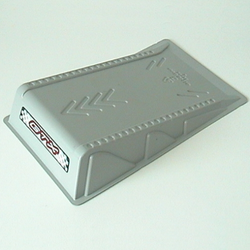 Baseplate Raised Ramp 16 x 16 x 2 1/3 (Light Gray)