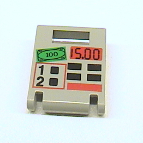 Box 2 x 2 x 2 Door with Slot and ATM Print (Light Gray)
