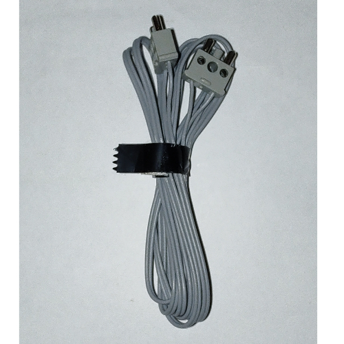 Wire with 2-Prong Connectors, 12V / 4.5V 190L (Light Gray)