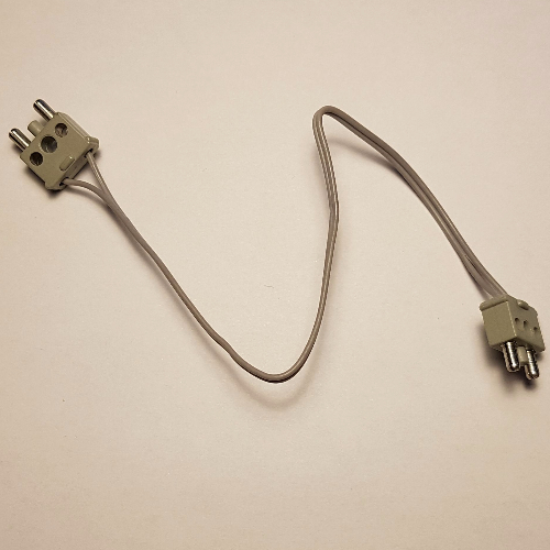 Wire with 2-Prong Connectors, 12V / 4.5V 28L (Light Gray)
