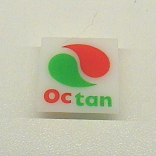 Light Sign 2 x 2 Clip on Back with Octan Logo Print (Milky White)