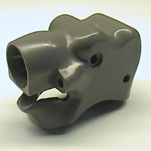 Animal Body Part, Elephant Head with Pin (Dark Gray)