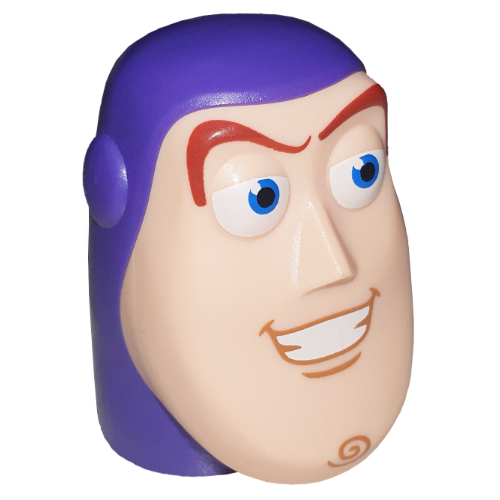 Large Figure Head Buzz Lightyear Print (Dark Purple)