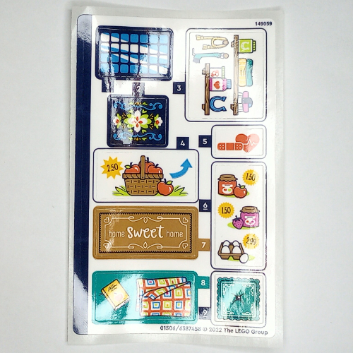 Sticker Sheet for Set 41721-1 ([No Color/Any Color])