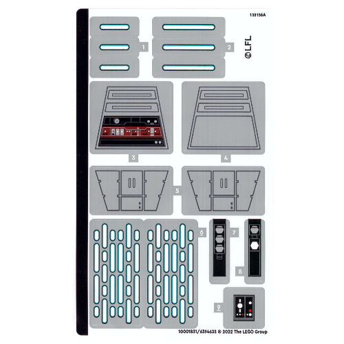 Sticker Sheet for Set 75324-1 ([No Color/Any Color])