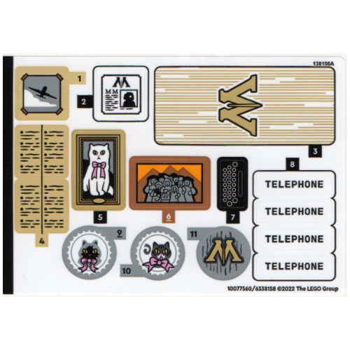 Sticker Sheet for Set 76403-1 ([No Color/Any Color])