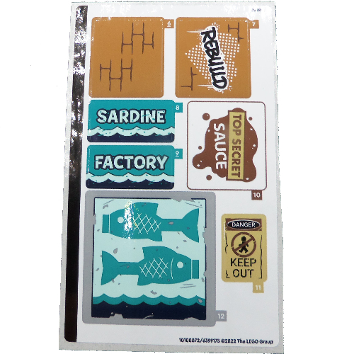 Sticker Sheet 2 for Set 60321-1 ([No Color/Any Color])