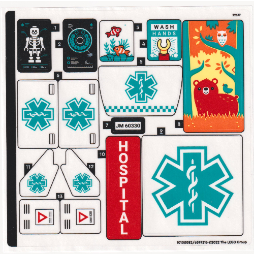 Sticker Sheet for Set 60330-1 ([No Color/Any Color])