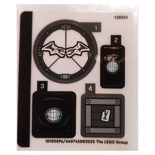 Sticker Sheet for Set 76179-1 ([No Color/Any Color])