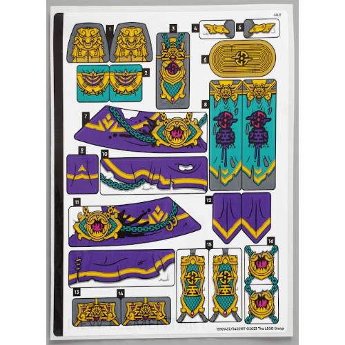 Sticker Sheet for Set 80043-1 ([No Color/Any Color])