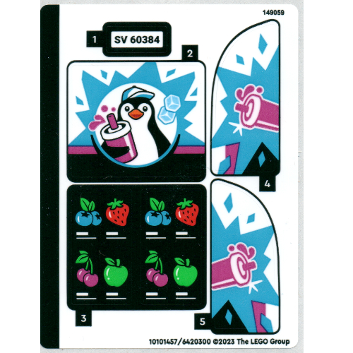 Sticker Sheet for Set 60384-1 ([No Color/Any Color])