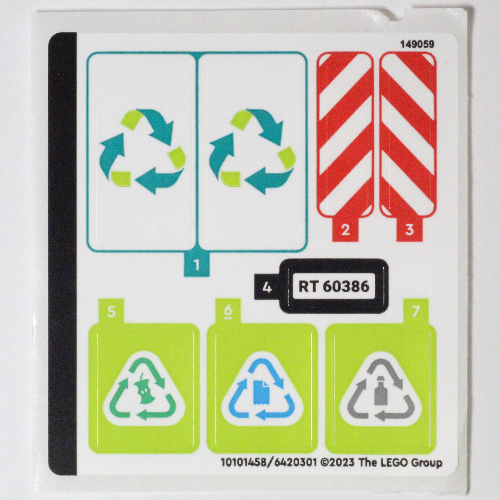 Sticker Sheet for Set 60386-1 ([No Color/Any Color])