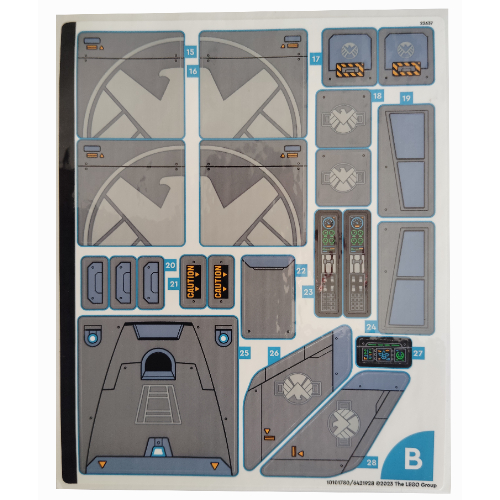Sticker Sheet 2 for Set 76248-1 ([No Color/Any Color])
