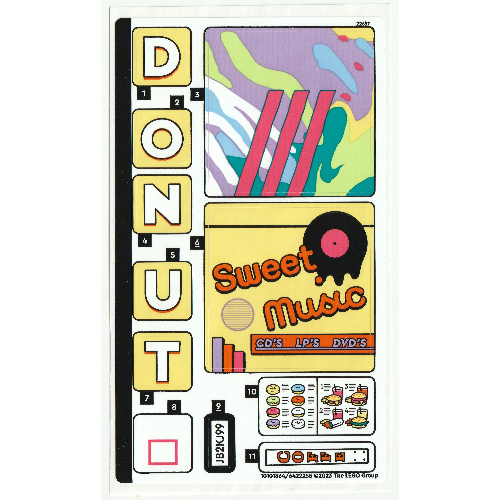 Sticker Sheet 1 for Set 21339-1 ([No Color/Any Color])
