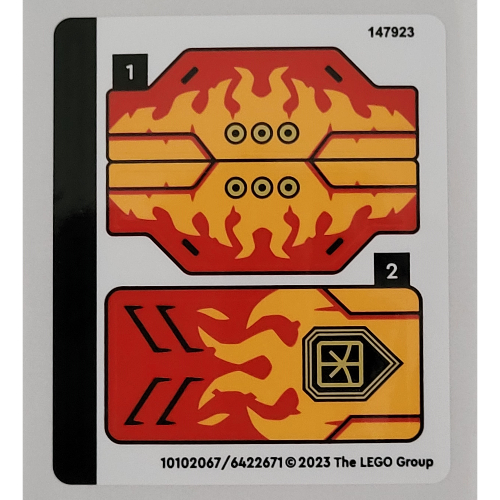 Sticker Sheet for Set 71780-1 ([No Color/Any Color])