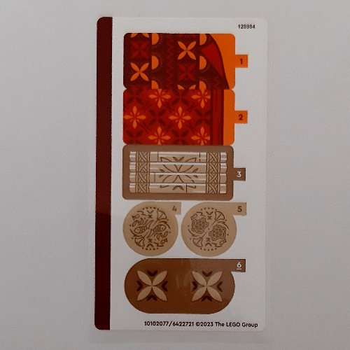 Sticker Sheet for Set 43210-1 ([No Color/Any Color])