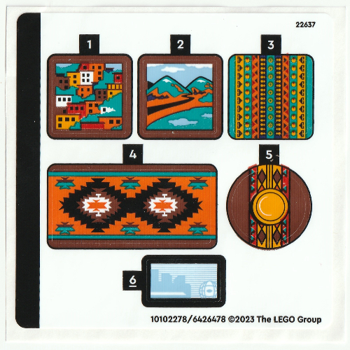 Sticker Sheet for Set 40583-1 ([No Color/Any Color])