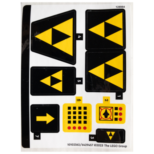 Sticker Sheet for Set 40580-1 ([No Color/Any Color])
