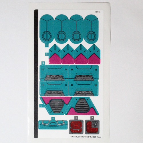 Sticker Sheet for Set 76255-1 ([No Color/Any Color])