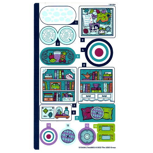 Sticker Sheet 1 for Set 43215-1 ([No Color/Any Color])