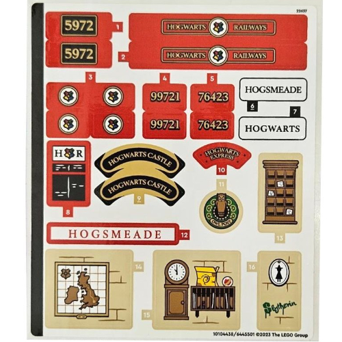 Sticker Sheet for Set 76423-1 ([No Color/Any Color])