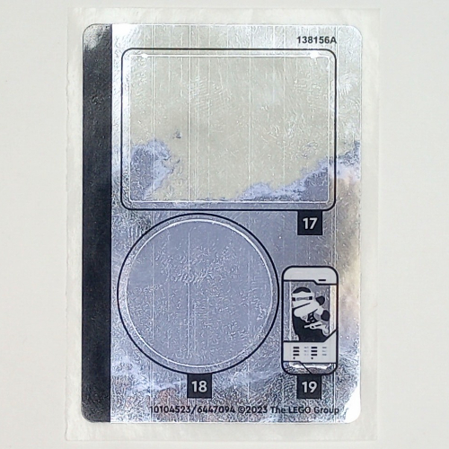 Sticker Sheet 2 for Set 60380-1 (Metallic Silver)