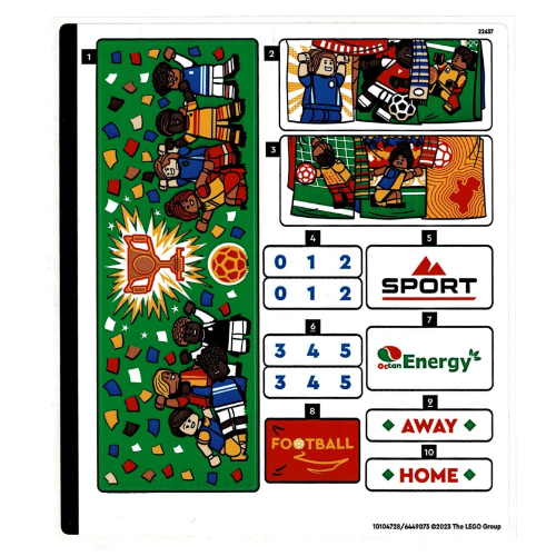 Sticker Sheet for Set 40634-1 ([No Color/Any Color])